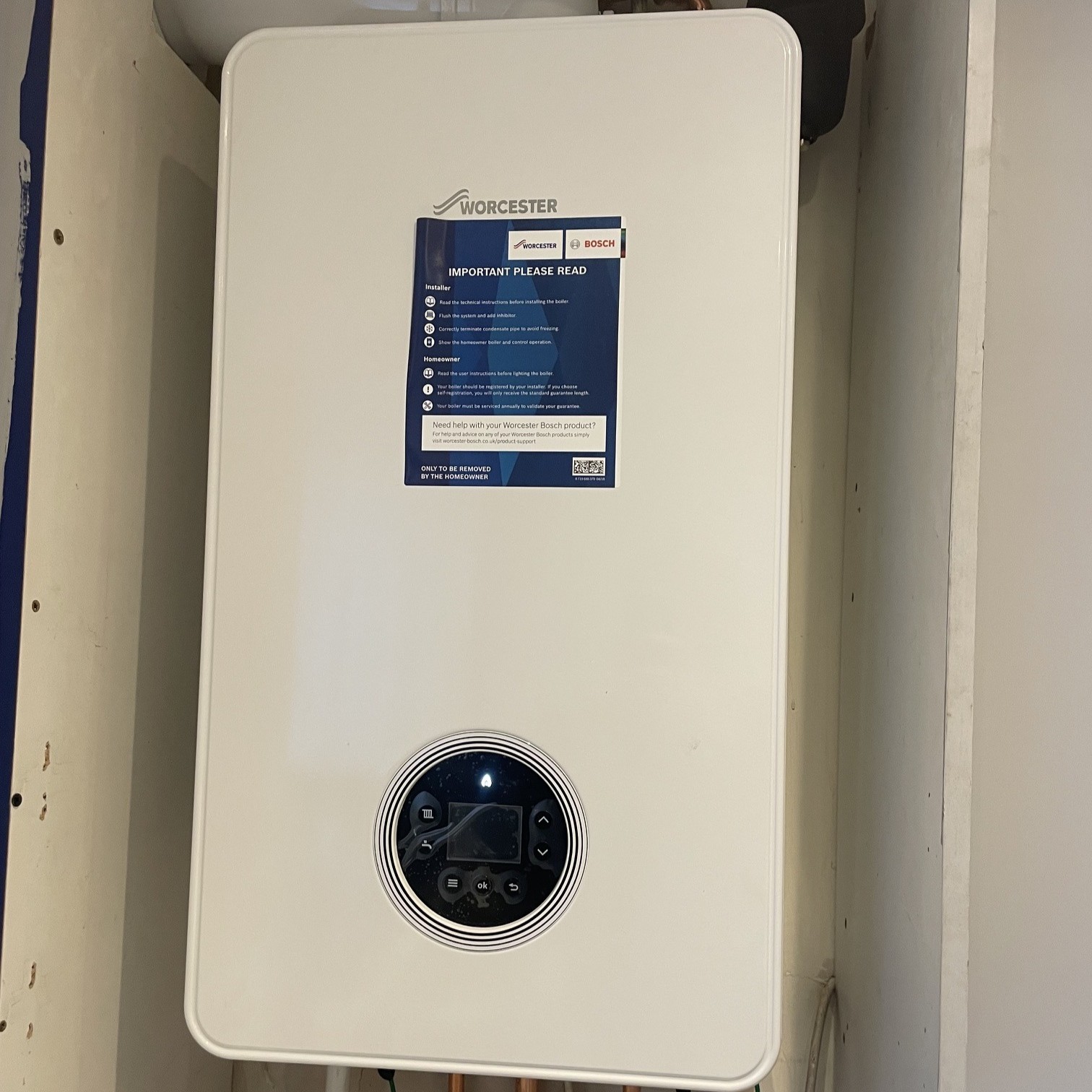 Boiler installation by Broburn
